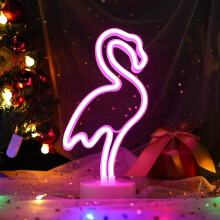 Love Neon Sign LED Light with Base, USB & Battery Operated, Compatible with Bedroom, Christmas, Wedding