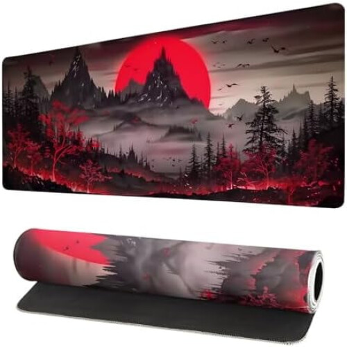 Stor spillmusematte 76,5 x 28,5 cm vanntett lycra