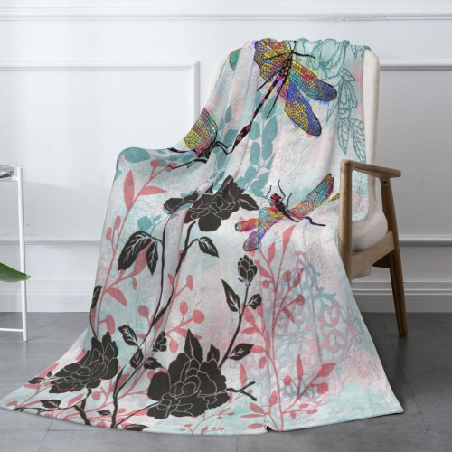 Trollslända Pläd Premium Flanell 137x152cm