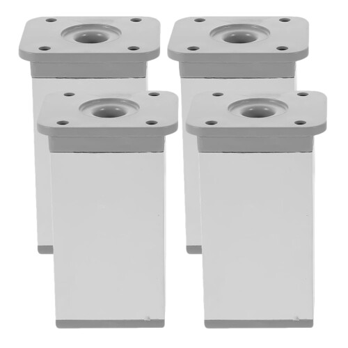 Gambe per divano quadrate FRCOLOR, 4 pezzi, 8x5x4,2 cm