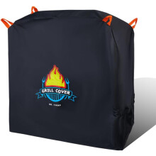 Waterproof 52" BBQ Grill Cover, Heavy Duty 420D Fabric, UV/Windproof – Compatible with Char-Broil, Nexgrill, Traeger, Smoker, Parrilla