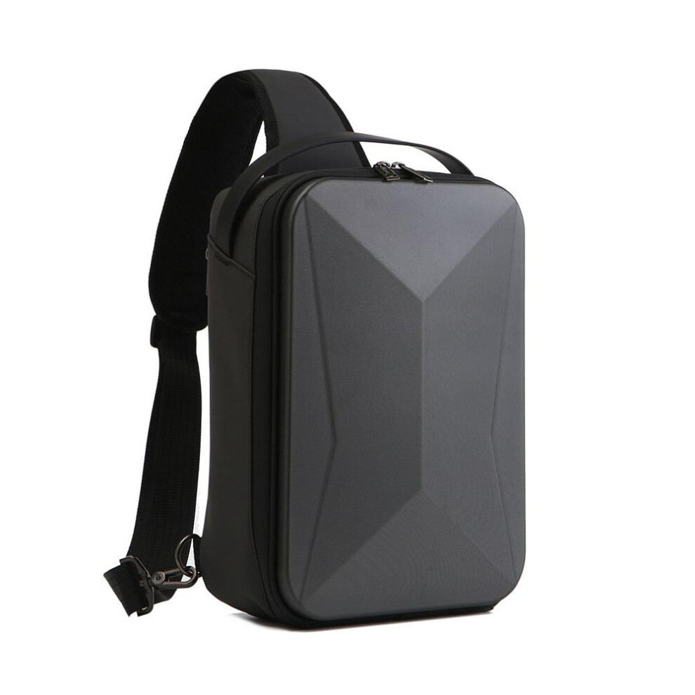 For #Dji# Neo Storage Bag, Handheld Drone Bag, Hard Shell Chest Bag Backpack F4 W6j3 By Dark/Gray/Silver 9555307342618