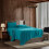 Ensemble de draps en microfibre pour lit queen, 4 pièces, poches profondes 1