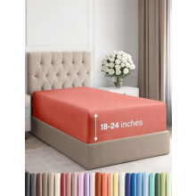 Ekstra dybt, king size-lagen med lommer, 45-61 cm