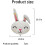 Osterdekorationsset mit Hasen-Folienballons (3er-Pack) 1