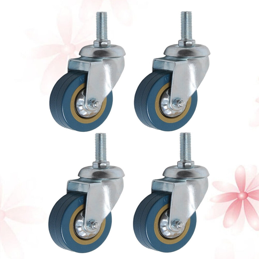 Ounona 4-Piece 3-Inch Pvc And Metal Swivel Casters 9104899476623