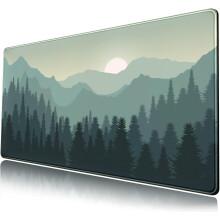 Skovgrøn XXL skrivebordsunderlag 86,5 x 33,5 cm