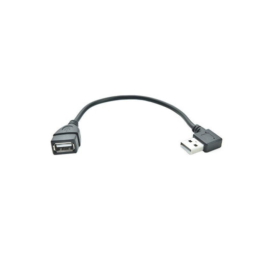 Καλώδιο επέκτασης USB2.0, σύνδεσμος αρσενικού σε θηλυκό 90 μοιρών δεξιάς γωνίας,