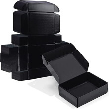 Schwarze Versandkartons, 9 x 6 x 4 Zoll, 20er-Packung