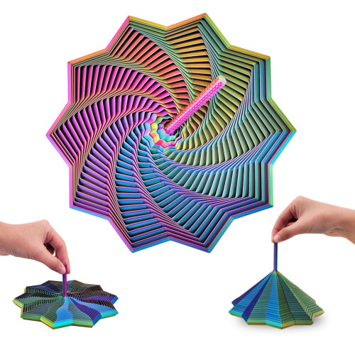 Sensorisk Fidget Star – Stort 3D-printet legetøj