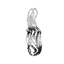 Nylon-Balltragenetz, strapazierfähig, zur Aufbewahrung von Sportbällen (Basketball, Football, Volleyball, Fußball), schwarz