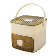 Portable Ice Maker with Layered Design for Easy Storage – Ideal Household for Effortless Use and Convenience