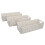 3Pcs Plastic Retractable Storage Bins, Space Saver, Multi-Purpose 13