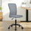 Ergonomic mesh office chair with lumbar support grey 1