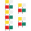 20Pièces Drapeaux D'arbitre Pour Courses En Extérieur Couleurs 11