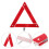 10Pièces Triangles De Pliables Rouges ABS Pour 11