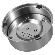 Hidas vesikulho koirille ruostumattomasta teräksestä kelluva muotoilu, 1 setti