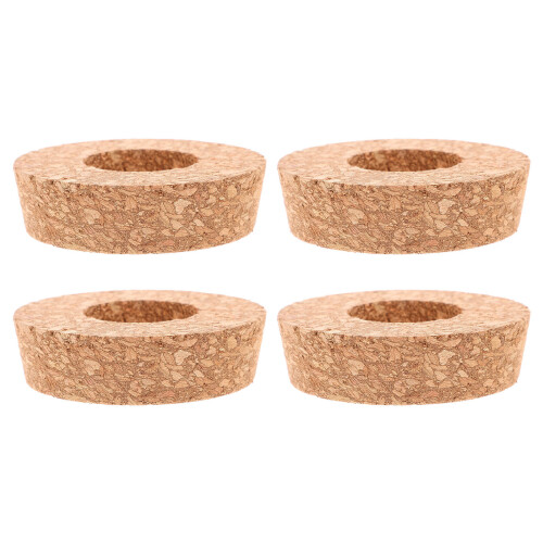 12Pièces Couvercles Bois Khaki Pour Vase Hydroponique