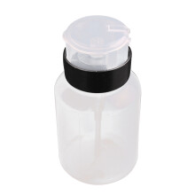 2Pièces Flacon Pompage Noir Stockage Vernis Verrouillable
