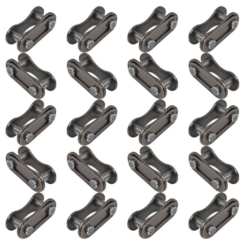 40Pièces Connecteurs De Vélos Noir Zinc Pour Unique 2