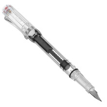 HEMOTON Writing Pen Clear Fountain Pen Ink Absorber Writing Pen Reusable Calligraphy Fountain Pen