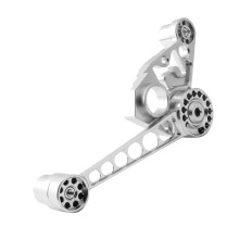 3Pièces Support Tendeur En Alliage Aluminium Argenté