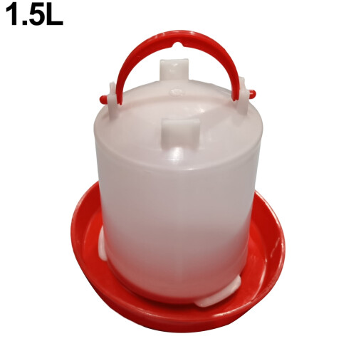 1 Comedouro/Bebedouro para Galinhas, Codornas e Aves Domésticas (1,5 l)