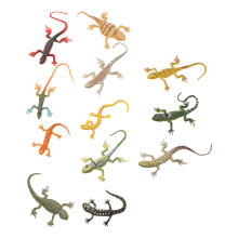 72Pièces Figurines Reptiles Jouets Simulation Plastique