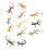 72Pièces Figurines Reptiles Jouets Simulation Plastique 1