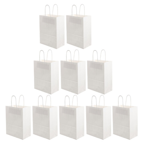 50Pièces Cadeaux En Papier Avec Poignées