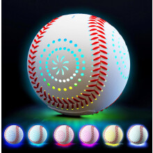 Pelota de béisbol LED recargable que brilla en la oscuridad