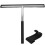 2Pcs Window Squeegee Cleaner Grey Silicone Hook Glass Wiper Tool 1