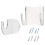 4Ensembles Support Mural Pour Guitare Et Basse Transparent 1