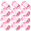 90Pièces Décorations Miniatures Roses Pour Baby Shower 1
