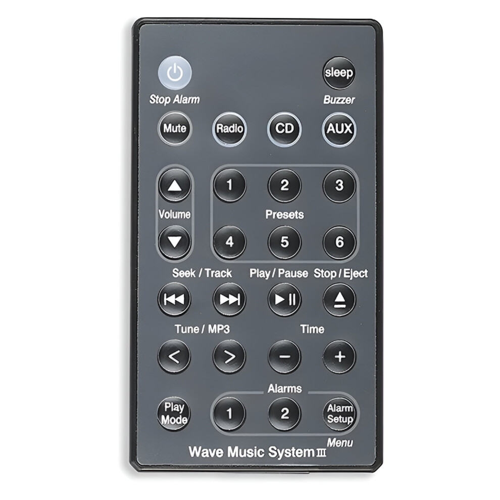 Replacement Remote Control For Wave Music System Awrcc1 Awrcc2 Awrcc3 Awrcc4-Compatible With Bose Wave Radio Cd Player 9485826328780