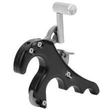 Compound Bow Release, 4 Finger Grip, CNC Machined Aluminum, Fine,Tune Angle Adjustment