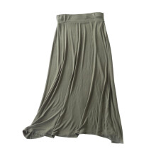 Falda midi de verano para mujer: moderna, holgada, con cintura elástica y caída fluida (combina con todos los conjuntos de verano).