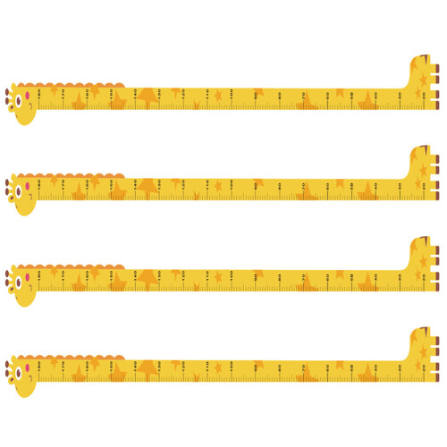 16Pièces Règle Croissance Murale Enfants Sticker Décor