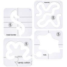 20Pièces Gabarits Blancs Pour Quiltage Couture Broderie Aide