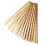 60Pièces Règle Mesure Bois Kaki Double Échelle Résistante 1
