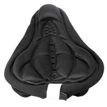 Cykelsædebetræk med memory foam-pude, 29 x 17 cm