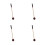 4Pièces Maillets Percussion Bois Caoutchouc Nylon Mallets Multicolores 6