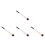 4Pièces Maillets Percussion Bois Caoutchouc Nylon Mallets Multicolores 8