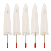 10Pièces Parapluies En Papier Pour DIY Peinture Et Décoration