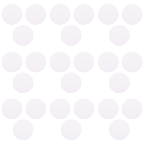 300Pièces Base Adhésive Pour Bougie Stickers Mousse Blanche