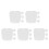 20Pièces Formes Bottes Blanches Support Bottes Hautes Femme 4