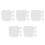 20Pièces Formes Bottes Blanches Support Bottes Hautes Femme 8