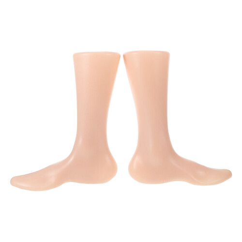 4Pièces Mannequin Plastique Beige Pour Exposition 1