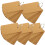 20Pièces Notepad Cartes Blanches Perforées Marron Pour 1