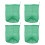 12Pièces Filet Nylon Vert À Portable Avec Fermeture Cordon 1
